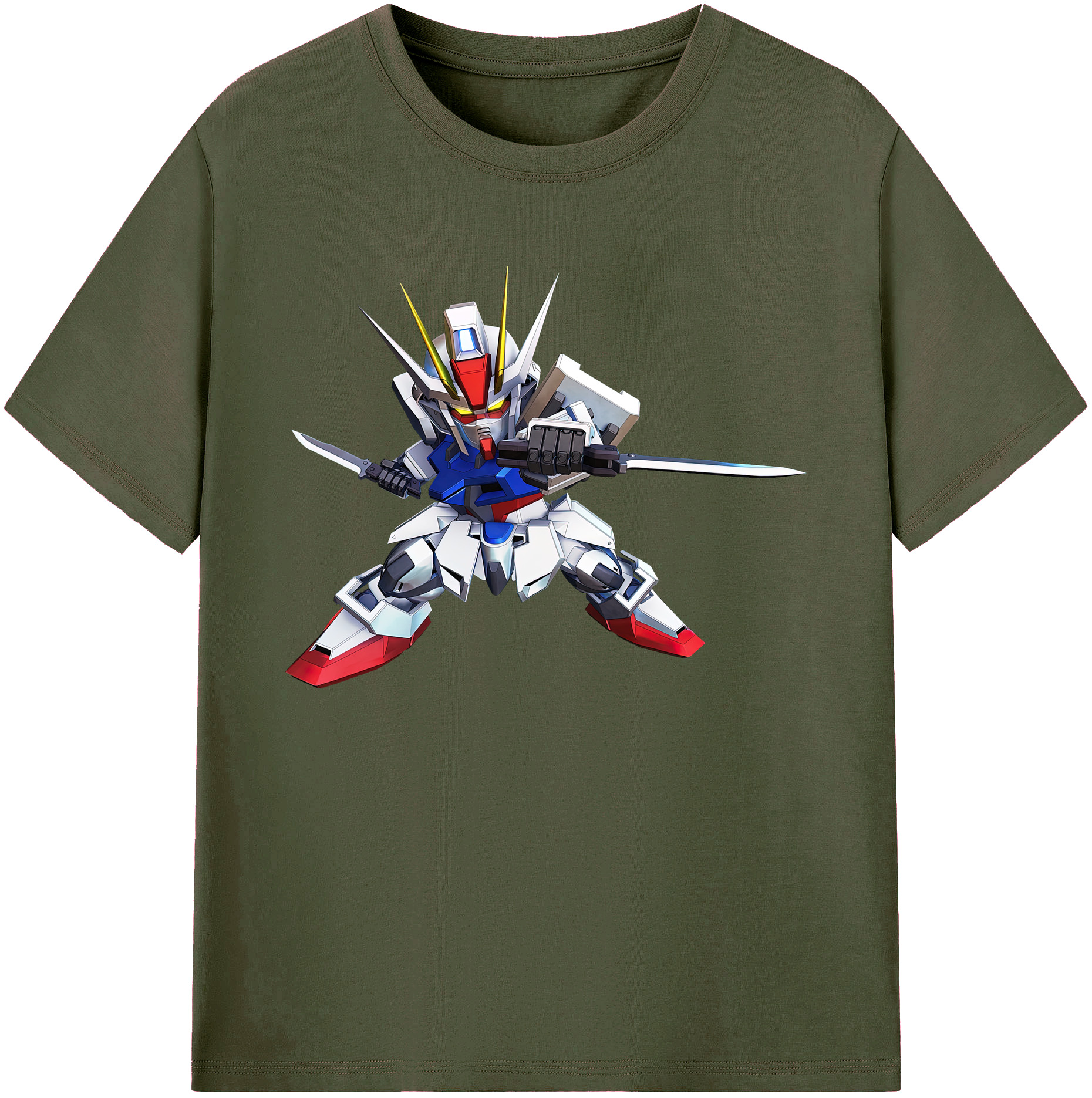 （画像用） 機動戦士ガンダム Mobile Suit Gundam 綿100％ メンズ半袖Tシャツ｜肌触りやわらか＆通気性